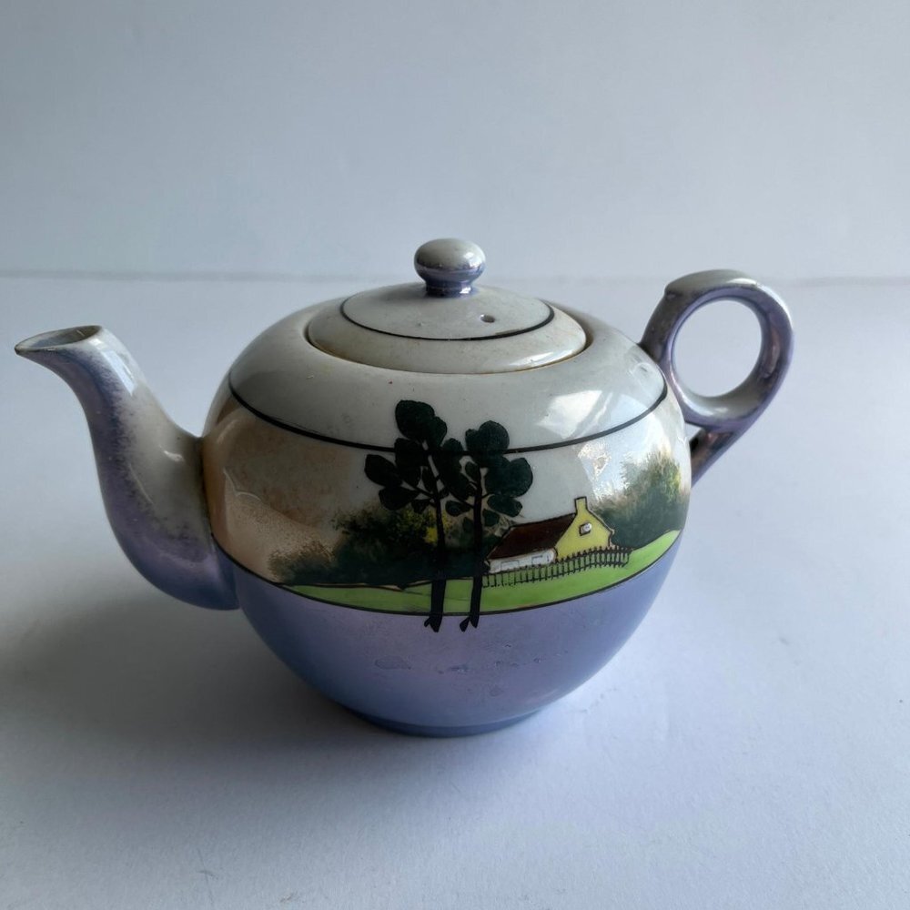 Vintage Bird and Tree Teapot - Retro Decor Gift for Mom